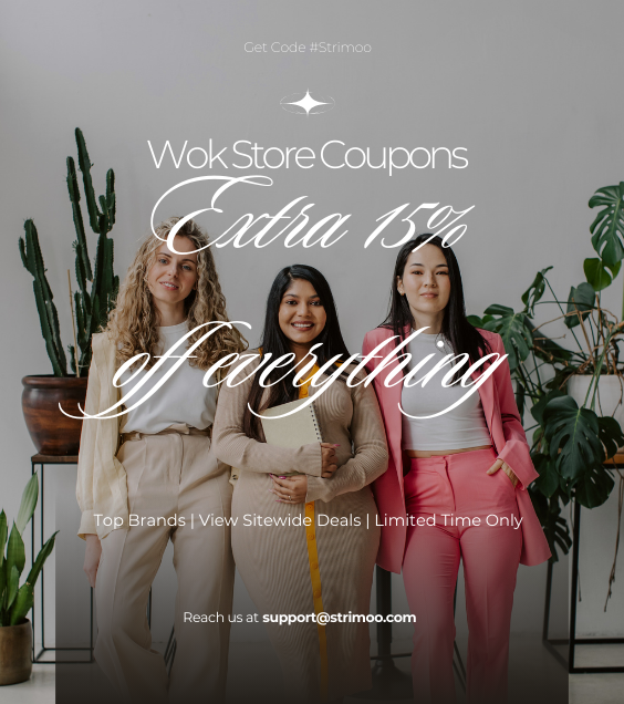 Unlock 15% Off at Wok Store – Shop Premium Fashion with Promo Code WOK15NEW!