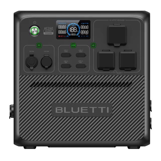 BLUETTI AC240 Portable Power Station | 2,400W,1,536Wh